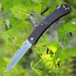 Buck Knives Buck 110BRS4 Slim Knife Pro, 3.75" S30V Plain Blade, Brown Micarta® Handle -Boker Shop 0110brs4.2 86703.1566586287