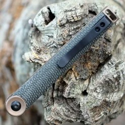 Boker Plus Kaizen Flipper - Green Canvas Micarta (3" D2 Blk) 01BO391 -Boker Shop 01BO391.2 39618.1652798554