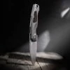 Boker Plus Aluma Flipper - Gray Alum / Wood (3.4" D2 SW) 01BO463