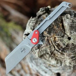 Boker Plus Fragment G-10 - Gray / Red G-10 (1.9" 440C SW Sheepsfoot) 01BO661