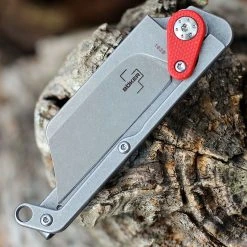 Boker Plus Fragment G-10 - Gray / Red G-10 (1.9" 440C SW Sheepsfoot) 01BO661 -Boker Shop 01BO661.4 48852.1667500990