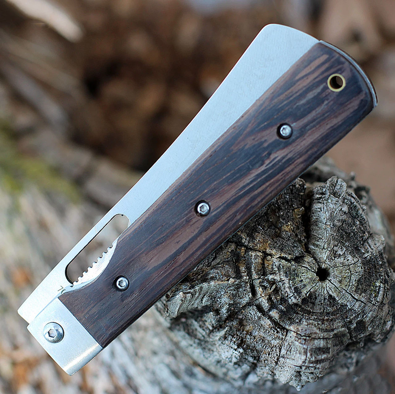 Boker Magnum Outdoor Cuisine III 01MB432, 4.75" 440 Stainless Steel Satin Plain Blade, Brown Rosewood Handles Boker Magnum Outdoor Cuisine III 01MB432, 4.75" 440 Stainless Steel Satin Plain Blade, Brown Rosewood Handles -Boker Shop 01MB432.2 98263.1646404683
