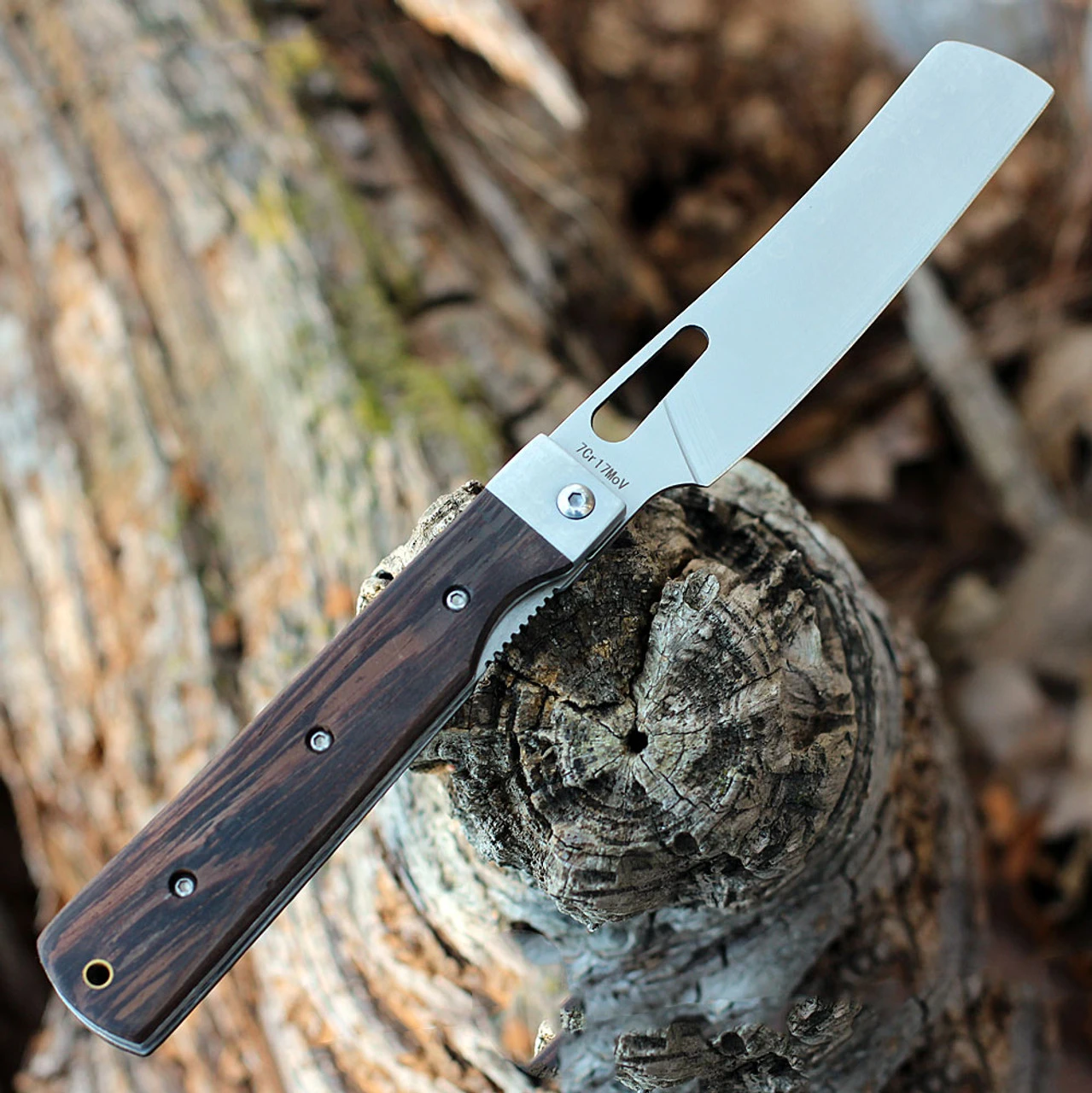 Boker Magnum Outdoor Cuisine III 01MB432, 4.75" 440 Stainless Steel Satin Plain Blade, Brown Rosewood Handles Boker Magnum Outdoor Cuisine III 01MB432, 4.75" 440 Stainless Steel Satin Plain Blade, Brown Rosewood Handles -Boker Shop 01MB432 24802.1646404683