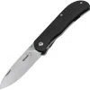 Boker Plus 01BO138 Exskelibur II, 2.8" D2 Stonewash Plain Blade, Black G-10 Handle