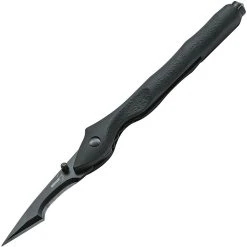 Boker Plus 01BO149 Urban Survival XL, 2.4" 440C Black Plain Blade, Black Aluminum Handle