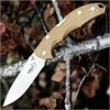 Boker Plus USA 01BO373 Patriot Coyote, 3.3" 154CM Plain Blade, Beige FRN Handles