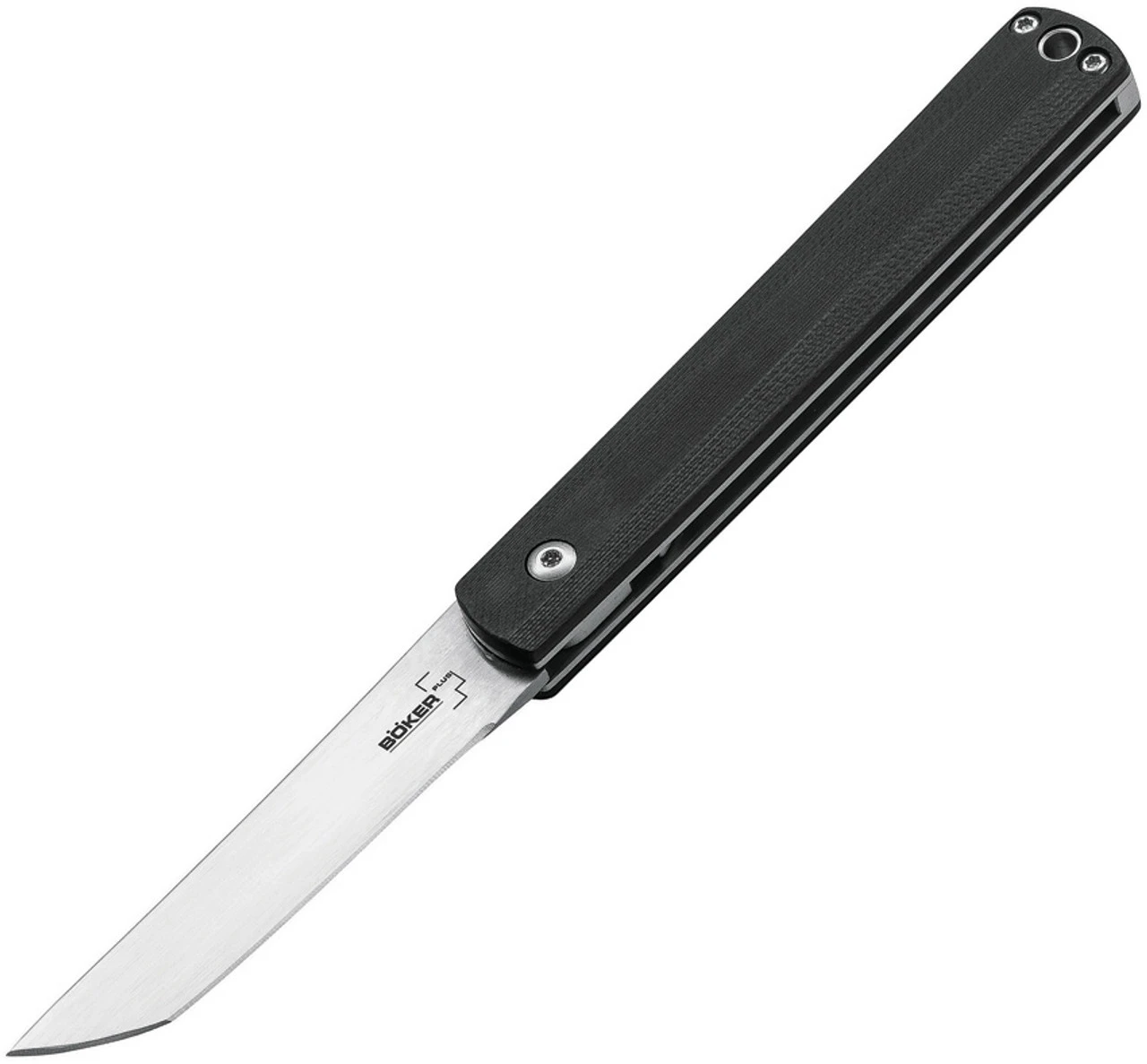 Boker Plus 01BO630 Wasabi, 2.8" 440C Plain Blade, Black G-10 Handle 1 Boker Plus 01BO630 Wasabi, 2.8" 440C Plain Blade, Black G-10 Handle