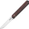 Boker Plus 01BO631 Wasabi, 2.8" 440C Plain Blade, Cocobolo Handle