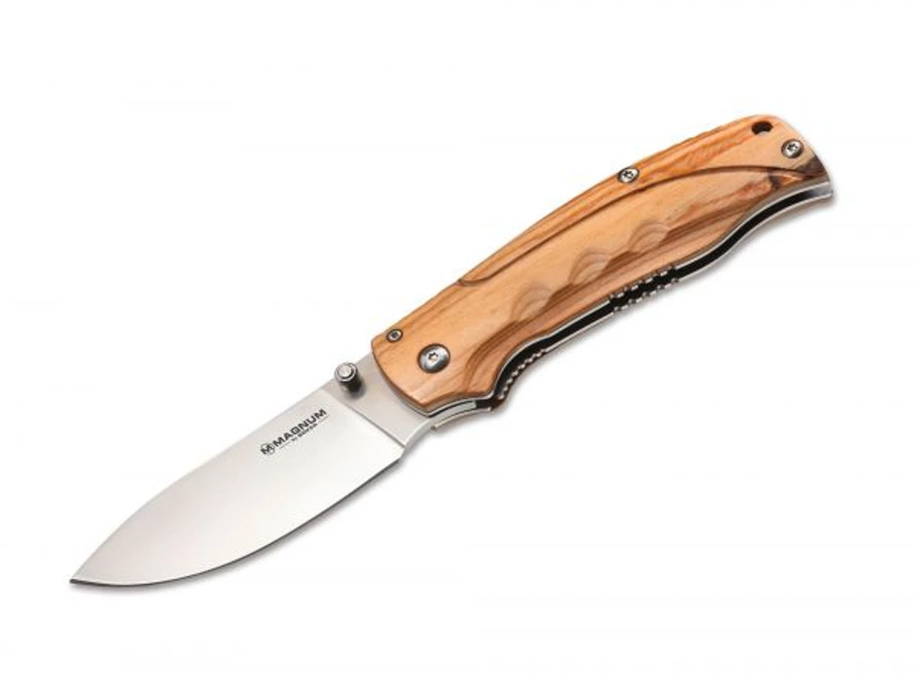 Boker Magnum 01MB700 Pakka Hunter, 3.7" 440 Plain Blade, Pakka Wood Handle Boker Magnum 01MB700 Pakka Hunter, 3.7" 440 Plain Blade, Pakka Wood Handle -Boker Shop 01mb700 00892.1566585979