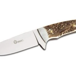 Boker 02BA545HH Arbolito, 4.4" 440A Plain Blade, Genuine Stag Handle