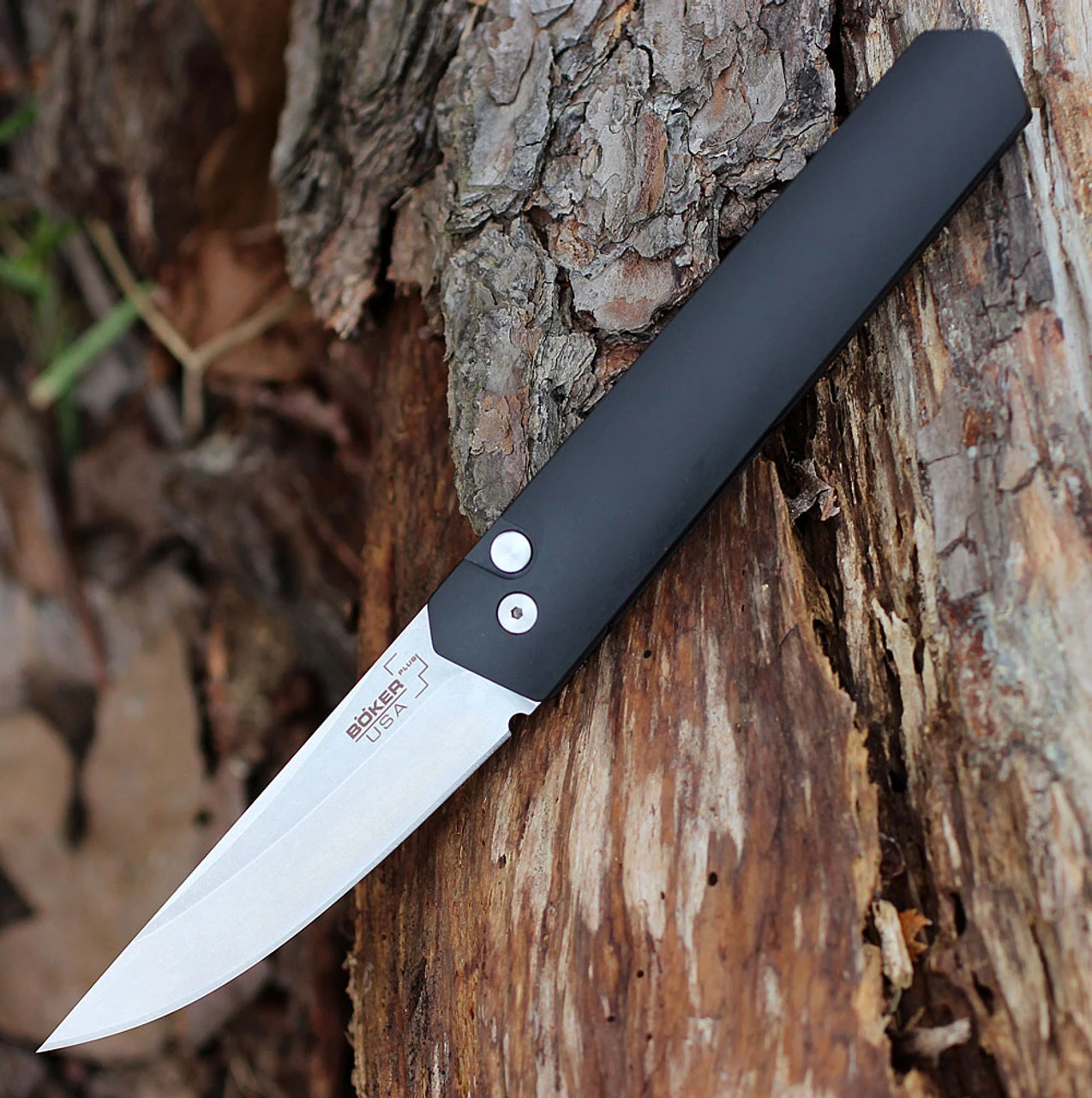Boker Plus USA Kwaiken Automatic - Blk Alum (3.5" 154CM SW) 06EX291 1 Boker Plus USA Kwaiken Automatic - Blk Alum (3.5" 154CM SW) 06EX291