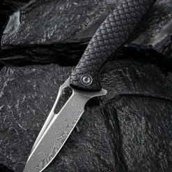 CIVIVI Knives CIVIVI Wyvern-Blk FRN (3.45" Damascus) C902DS