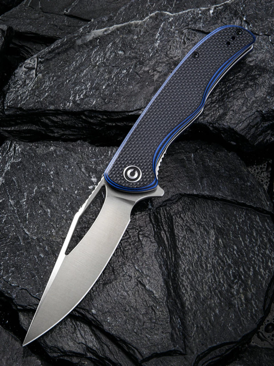 CIVIVI Knives CIVIVI Shredder-Blk/Blue G10 (3.70" Satin D2) C912A 1 CIVIVI Knives CIVIVI Shredder-Blk/Blue G10 (3.70" Satin D2) C912A