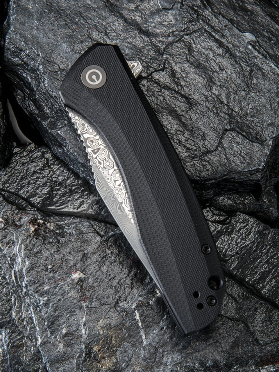 CIVIVI Knives CIVIVI Baklash-Blk G10 (3.50" Damascus) C801DS 3 CIVIVI Knives CIVIVI Baklash-Blk G10 (3.50" Damascus) C801DS - Image 3