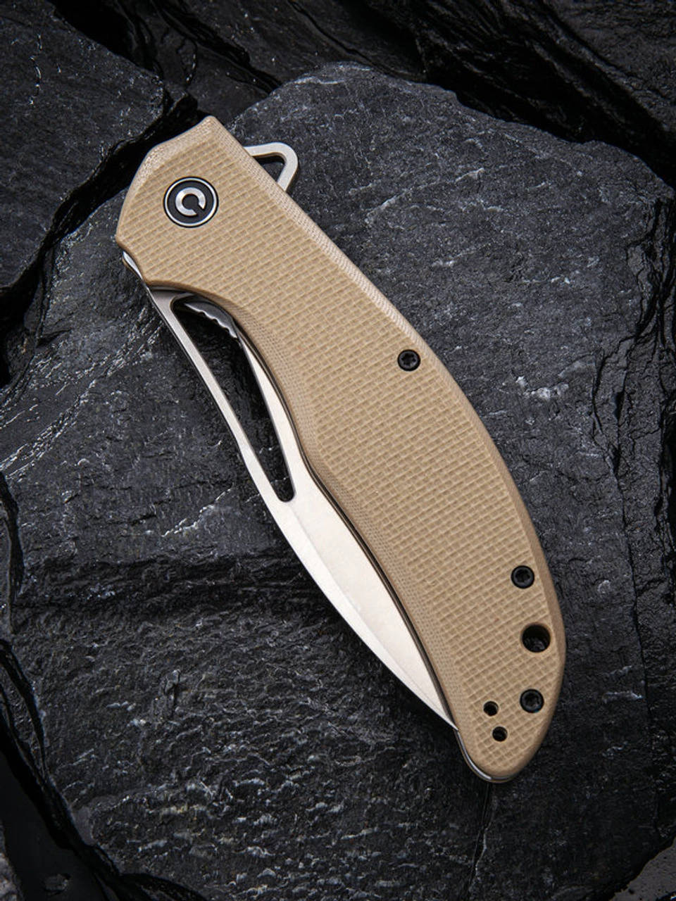 CIVIVI Knives CIVIVI Vexer-Tan G10 (3.96" Satin D2) C915B 3 CIVIVI Knives CIVIVI Vexer-Tan G10 (3.96" Satin D2) C915B - Image 3