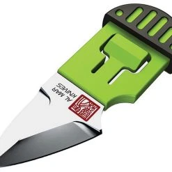 Al Mar Stinger Keychain 1001BKG, 1.3" D2 Plain Blade, PP + TPR Handle