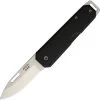 Bear And Son Bear & Son Large Slip Joint 110BK, 3 7/8" High Carbon Steel Plain Blade, Black Aluminum Handle
