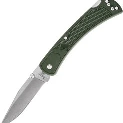 Buck Knives Buck 112 Slim Ranger Select Lock Back BU112ODS2, 3" 420HC Plain Blade, O.D. Green Nylon Handle
