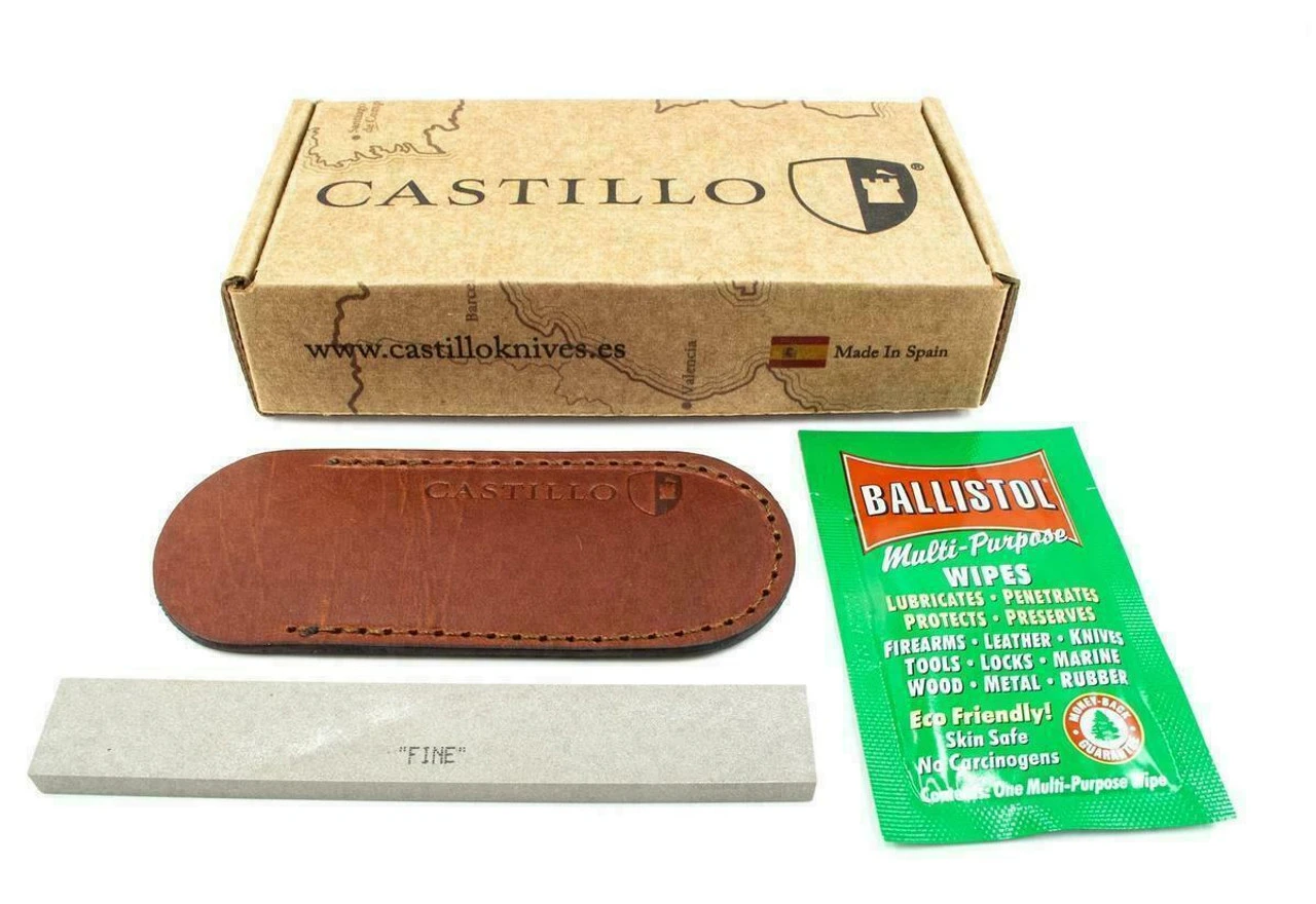 Castillo Knives Torre Lockback Folding, C3MBM 3" Sandvik 14C28N Blade, Midnight Black Micarta Handles 6 Castillo Knives Torre Lockback Folding, C3MBM 3" Sandvik 14C28N Blade, Midnight Black Micarta Handles - Image 6