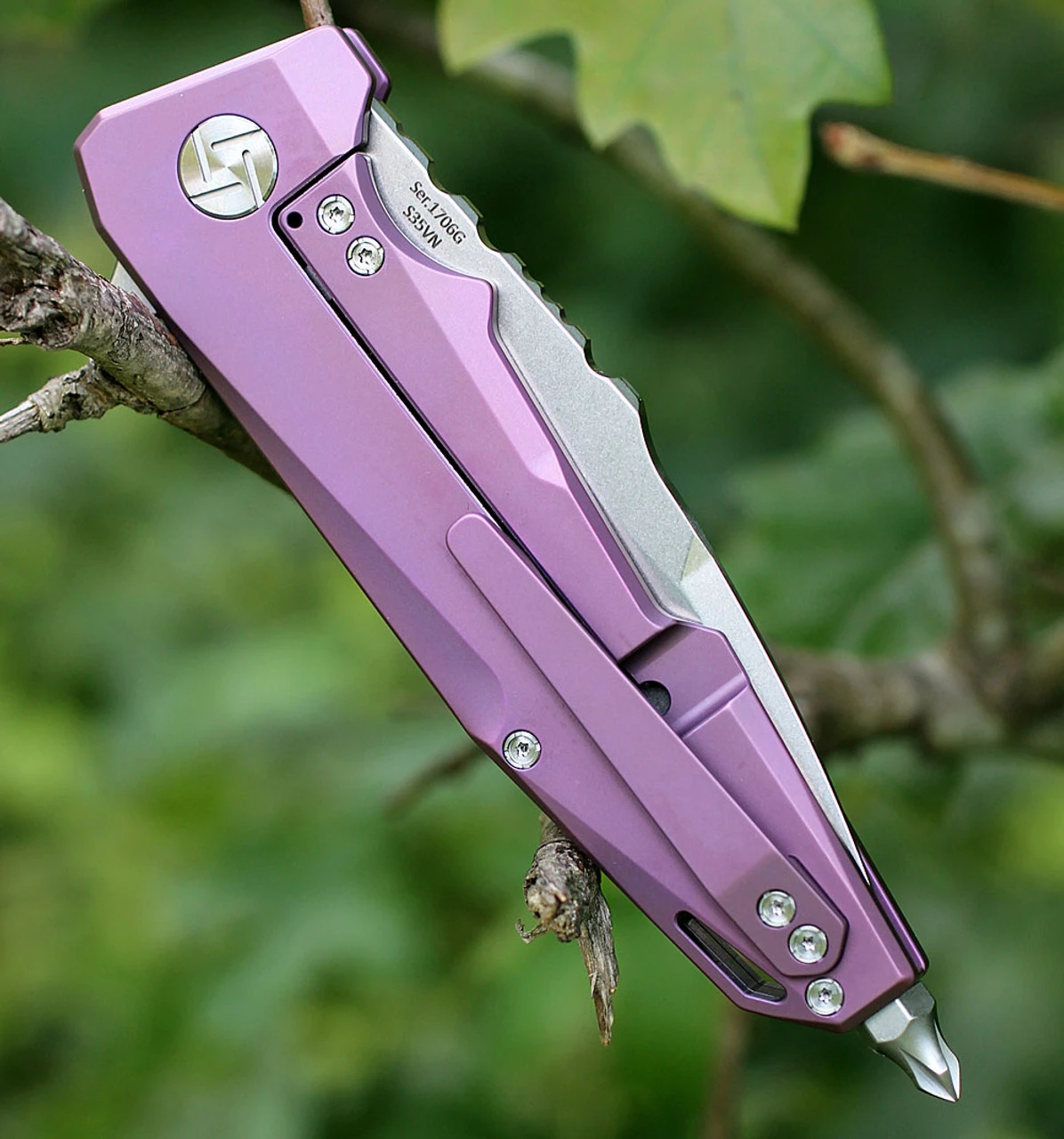 Artisan Predator ATZ1706GRE, 3.74" S35VN, Purple TC4 Titanium Handle Artisan Cutlery Artisan Predator ATZ1706GRE, 3.74" S35VN, Purple TC4 Titanium Handle -Boker Shop 1706gre.2 92528.1566585989