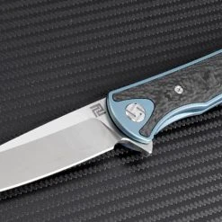 Artisan Cutlery Artisan ATZ1707GGN Shark, 3.94" S35VN Plain Blade, Green Titanium Handle