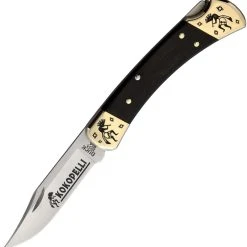 Brian Yellowhorse Buck 110 Kokopelli- Ebony Wood (3.75" 420HC) YH397