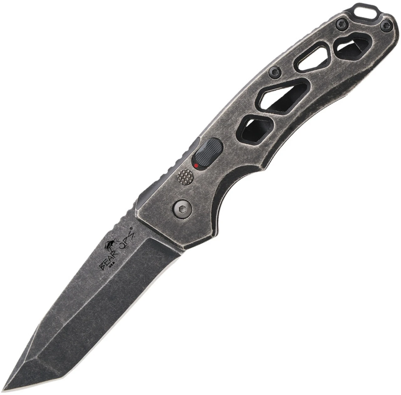 Bear Ops XII Auto - Ti (2.87" Blk SW 154CM ) BCAC1200TISW 1 Bear Ops XII Auto - Ti (2.87" Blk SW 154CM ) BCAC1200TISW