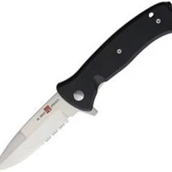 Al Mar Mini SERE 2020 Linerlock A/O 2201, 3" D2 Combo Blade, G-10 Handle