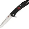 Al Mar Ultralight Hawk Linerlock 4122, 2.75" Stainless, Plain Blade, FRN Handle