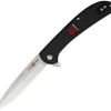 Al Mar Ultralight Hawk Linerlock 4126, 4" 8Cr13MoV SS, Plain Blade, FRN Handle