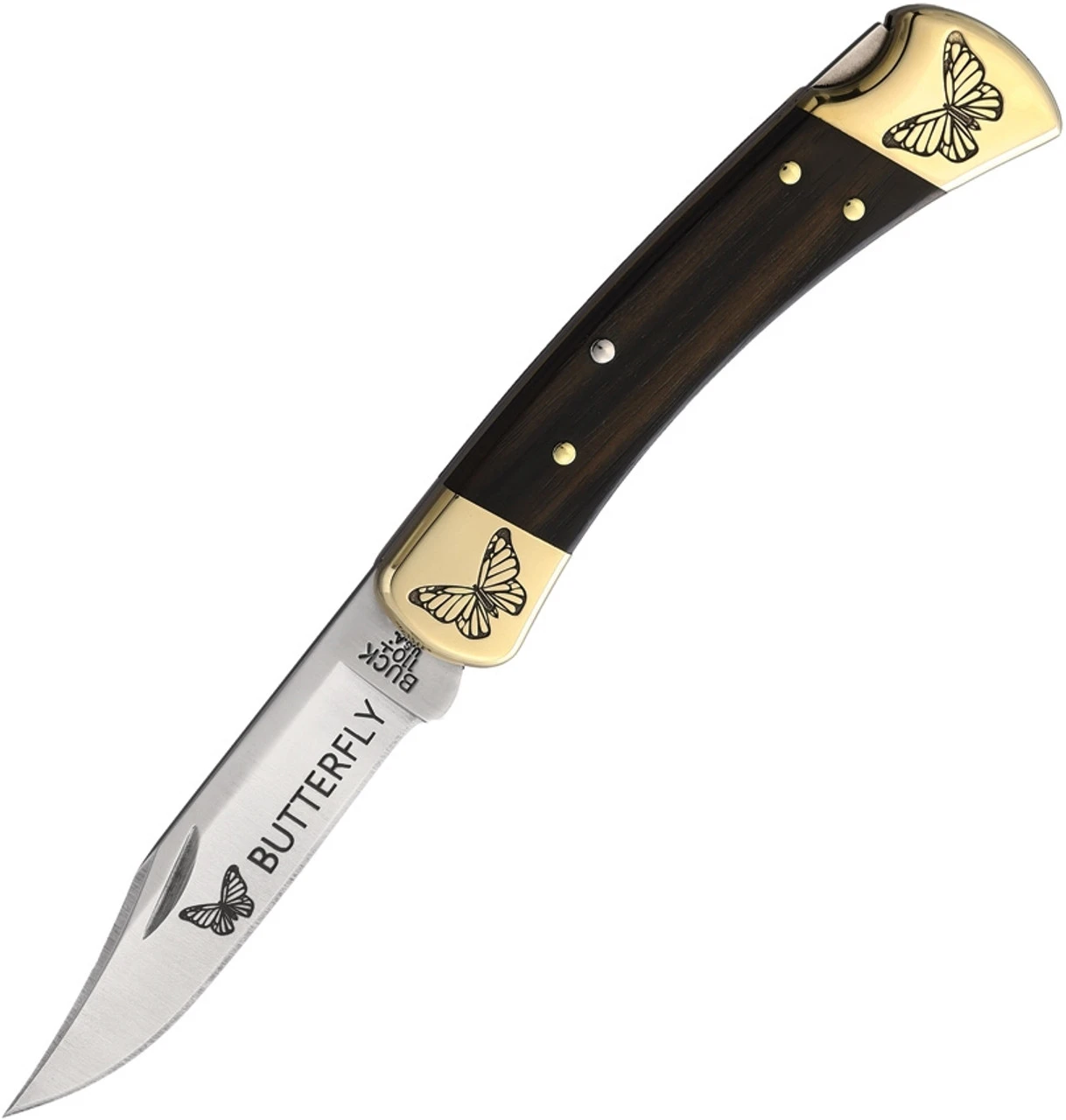 Buck 110 Butterfly- Ebony Wood (3.75" 420HC) YH361 Brian Yellowhorse Buck 110 Butterfly- Ebony Wood (3.75" 420HC) YH361 -Boker Shop 18 96468 Product Primary Image 01357.1664228091