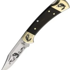 Brian Yellowhorse Buck 112 Bass Ebony Wood (3.00" Satin 420) YH367