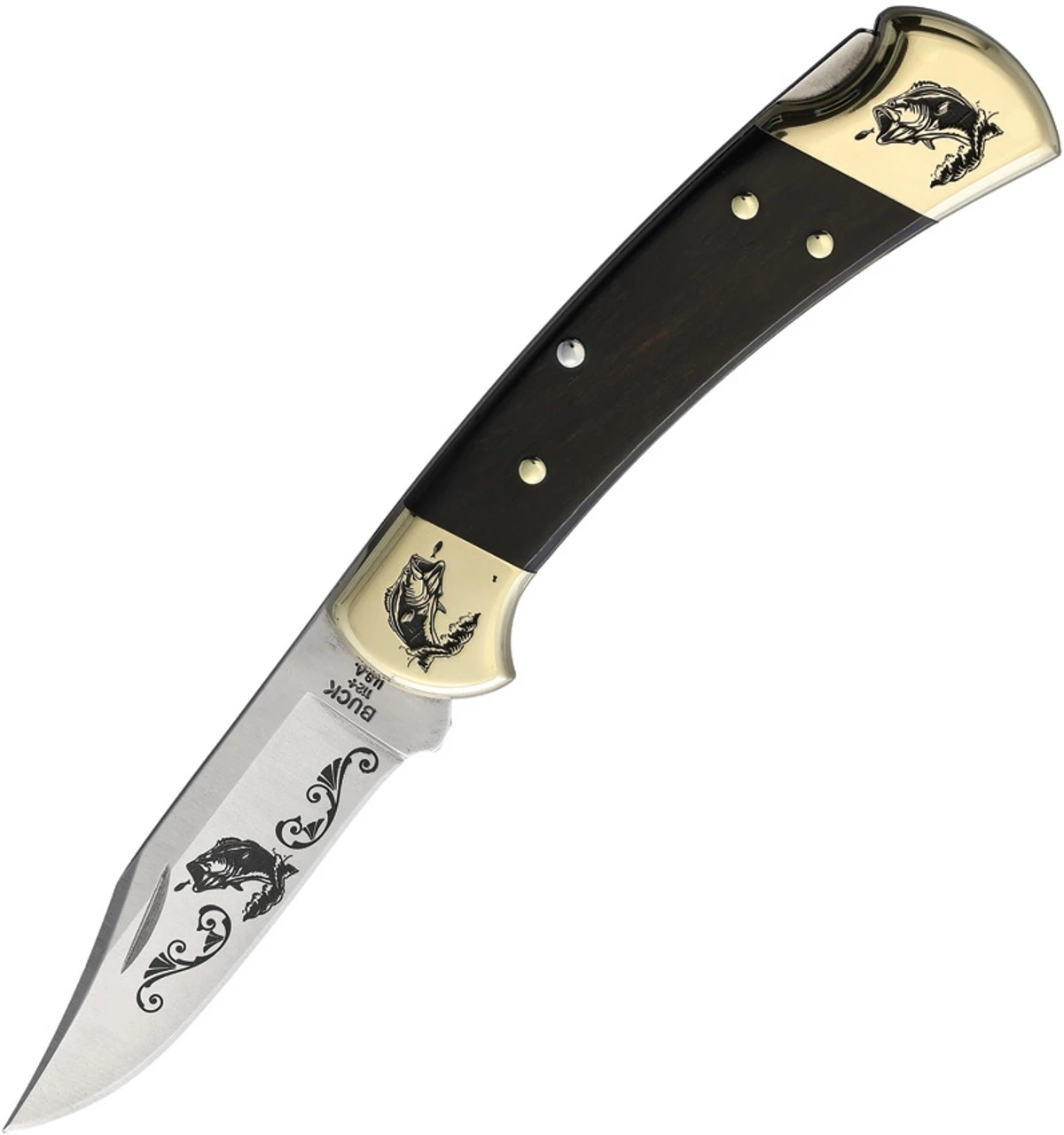 Buck 112 Bass Ebony Wood (3.00" Satin 420) YH367 Brian Yellowhorse Buck 112 Bass Ebony Wood (3.00" Satin 420) YH367 -Boker Shop 18 97211 Product Primary Image 42021.1664215079