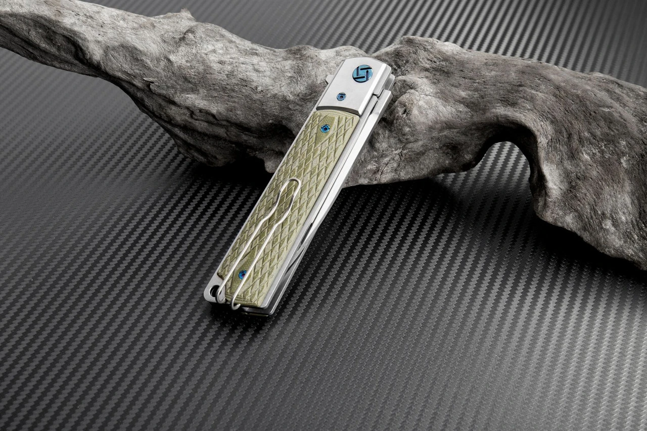 Artisan Cutlery Artisan Classic ATZ1802GGNS, 3.94" S35VN Plain Blade, Green G10 Handle 3 Artisan Cutlery Artisan Classic ATZ1802GGNS, 3.94" S35VN Plain Blade, Green G10 Handle - Image 3