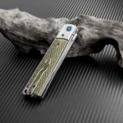 Artisan Cutlery Artisan Classic Damascus ATZ1802GDGN, 3.94" Damascus Plain Blade, Green G10/Damascus Handle -Boker Shop 1802gd gn 01 preview 68740.1566586103