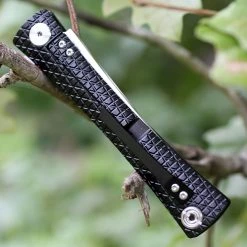 Artisan Cutlery Artisan S Waistline ATZ1805GBKM, 4" M390 Plain Blade, Black Titanium Handle -Boker Shop 1805gbkm.2 86899.1566586033