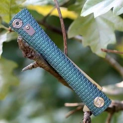 Artisan Cutlery Artisan ATZ1805GGNM S Waistline, 4" M390 Plain Blade, Green Titanium Handle -Boker Shop 1805ggnm.6 85442.1566586002