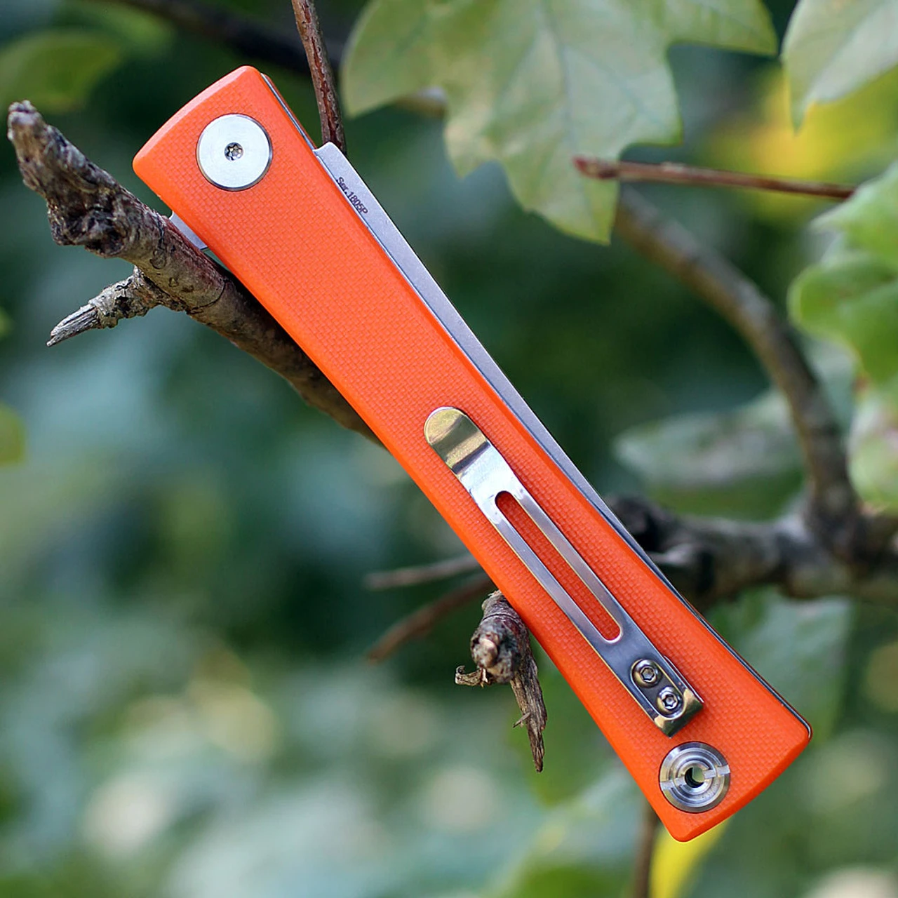 Artisan S Waistline ATZ1805POEF, 3.94" D2 Plain Blade, Orange Flat G-10 Handle Artisan Cutlery Artisan S Waistline ATZ1805POEF, 3.94" D2 Plain Blade, Orange Flat G-10 Handle -Boker Shop 1805poef.3 05733.1566586042