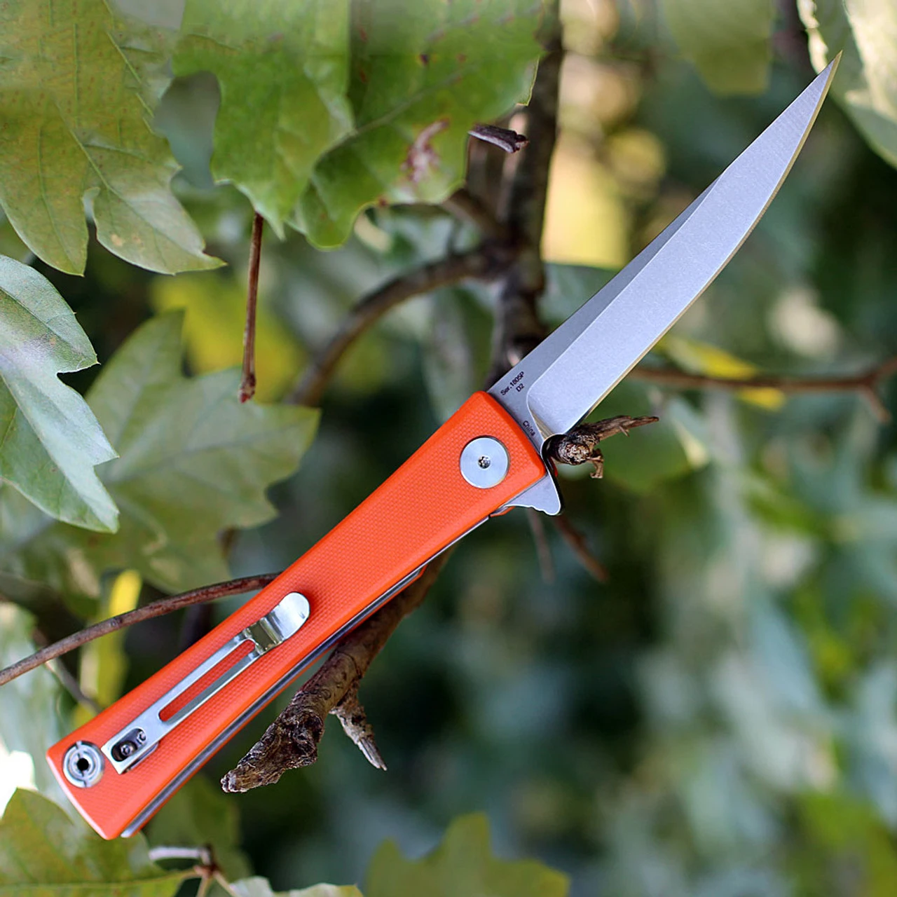 Artisan S Waistline ATZ1805POEF, 3.94" D2 Plain Blade, Orange Flat G-10 Handle Artisan Cutlery Artisan S Waistline ATZ1805POEF, 3.94" D2 Plain Blade, Orange Flat G-10 Handle -Boker Shop 1805poef 85480.1566586042