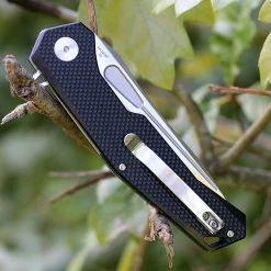 Artisan Cutlery Artisan Zumwalt ATZ1808PBKF, 3.94" D2 Plain Blade, Flat Black G-10 Handle -Boker Shop 1808pbkf.3 03184.1566586031