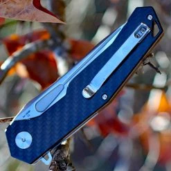 Artisan Cutlery Artisan Zumwalt ATZ1808PCF, 3.94" D2 Plain Blade, Carbon Fiber Handle -Boker Shop 1808pcf.2 82505.1566586037