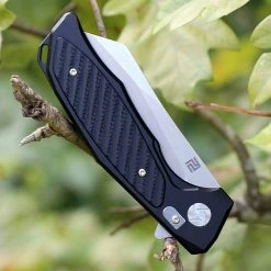 Artisan Cutlery Artisan Falcon ATZ1809PBBK, 3.94" D2 Plain Blade, Black Aluminum/G-10 Handle 6 Artisan Cutlery Artisan Falcon ATZ1809PBBK, 3.94" D2 Plain Blade, Black Aluminum/G-10 Handle -Boker Shop 1809pbbk.2 94215.1566586043