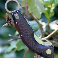 Artisan Cutlery Artisan Cobra ATZ1811GGYM, 3.15" M390 Plain Blade, Gray Carbon Fiber Handle -Boker Shop 1811ggym.6 00832.1566586069