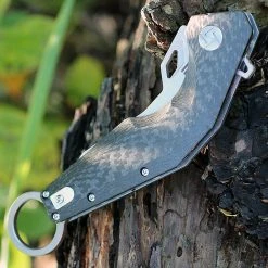 Artisan Cutlery Artisan Cobra ATZ1811GGYM, 3.15" M390 Plain Blade, Gray Carbon Fiber Handle -Boker Shop 1811ggym 02115.1566586068