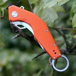 Artisan Cutlery Artisan Cobra ATZ1811POEF, 3.75" D2 Plain Blade, Flat Orange G-10 Handle 7 Artisan Cutlery Artisan Cobra ATZ1811POEF, 3.75" D2 Plain Blade, Flat Orange G-10 Handle -Boker Shop 1811poef.3 22428.1566586058