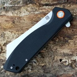 Artisan Cutlery Artisan Tomahawk ATZ1815PBKF, 3.75" D2 Plain Blade, Flat Black G-10 Handle -Boker Shop 1815pbkf.3 32629.1566586011