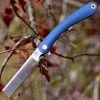 Artisan Cutlery Artisan Orthodox ATZ1817GBUM, 3.75" M390 Satin Blade, Blue Titanium Handle