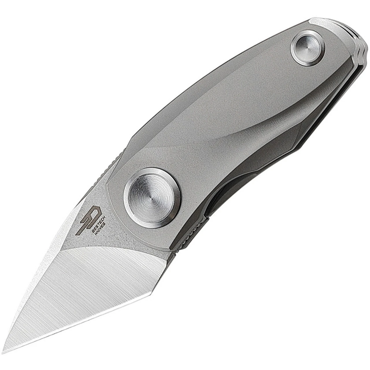 Bestech Tulip Frame Lock 1913A, 1.25" Bohler M390 Kiridashi Blade, Gray Titanium Handle Bestech Tulip Frame Lock 1913A, 1.25" Bohler M390 Kiridashi Blade, Gray Titanium Handle -Boker Shop 1913A 99911.1598464286