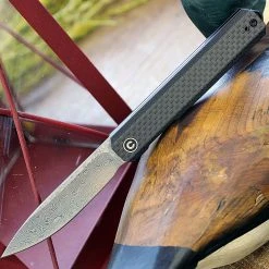 CIVIVI Knives CIVIVI Exarch-Blk G10 W/ CF (3.22" Damascus) C2003DS-1 -Boker Shop 2003DS1.1 67780.1674758713