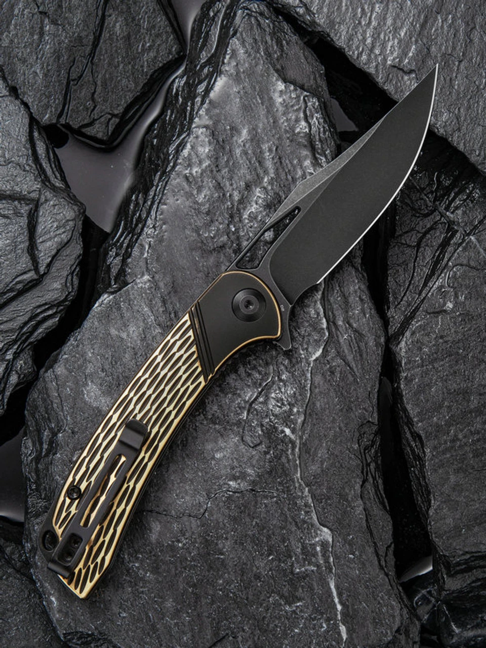 CIVIVI Dogma-Brass (3.46" BW D2) C2014E CIVIVI Knives CIVIVI Dogma-Brass (3.46" BW D2) C2014E -Boker Shop 2005E.1 12295.1674750096